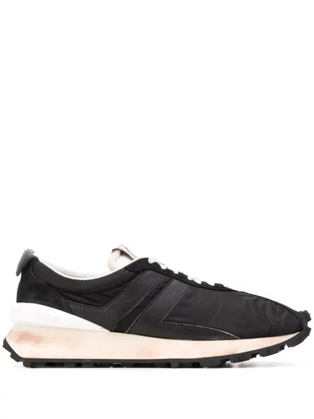 Sneakerși Lanvin din piele negru