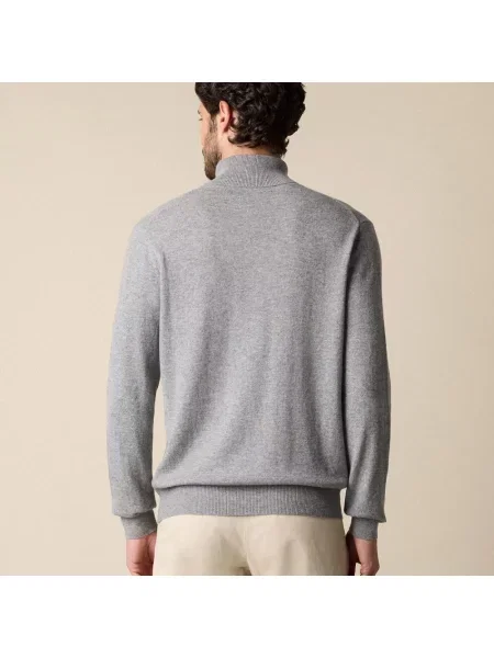 Sweter z golfem Brooks Brothers do golfa szary