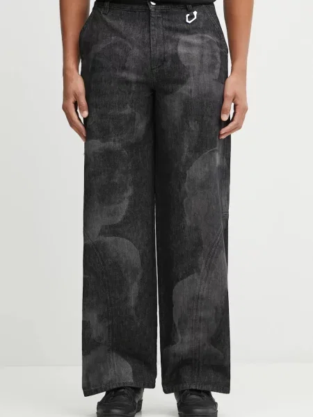 Pantaloni HELIOT EMIL Basalt Denim Laser Black L negru