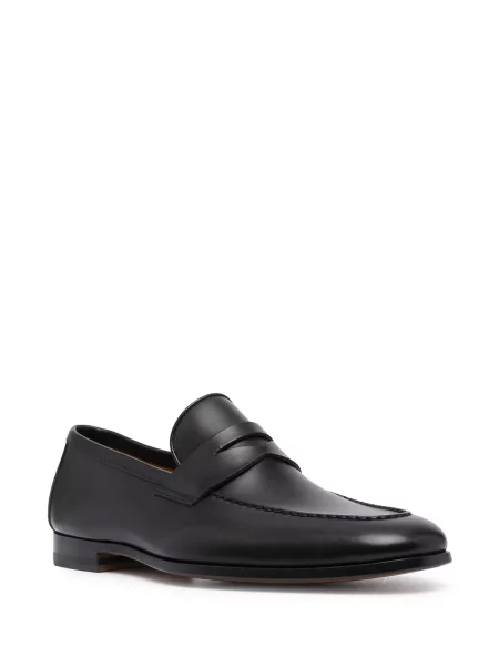 Pantofi loafer Magnanni din piele negru