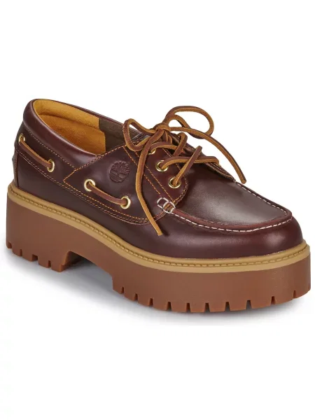 Mokasíny Timberland v městském stylu s kamínky hnědé