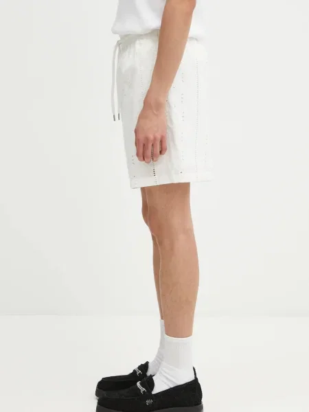 A Bathing Ape pantaloni scurți din Embroidery alb