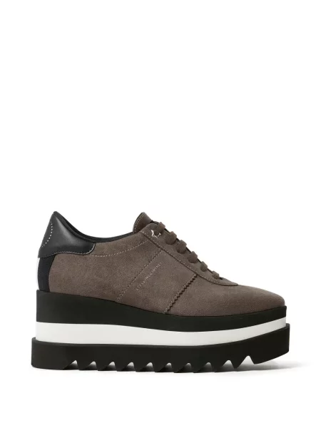 Pantofi derby Stella Mccartney cu platformă maro