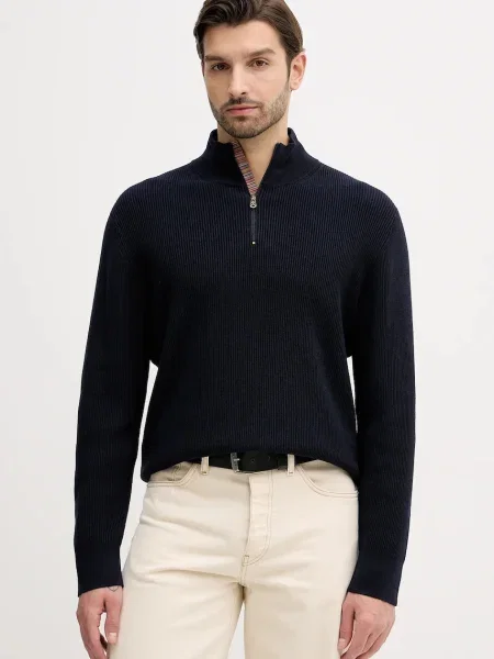 Вълнен пуловер Paul Smith тъмносиньо