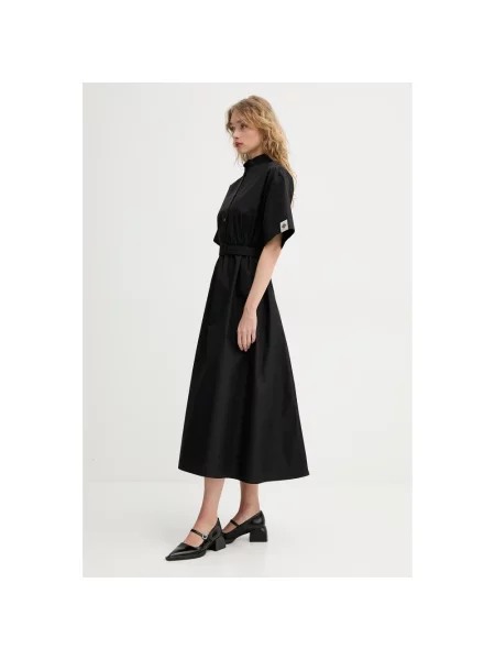 Bally sukienka maxi rozkloszowana czarny