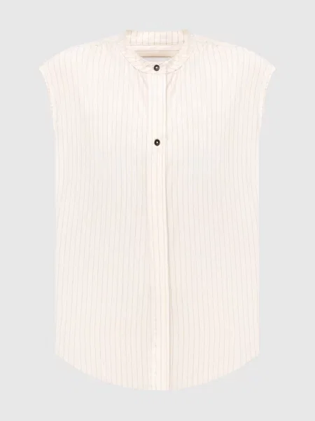 Сорочка без рукавів HALE в смужку Lou Lou Studio бежева