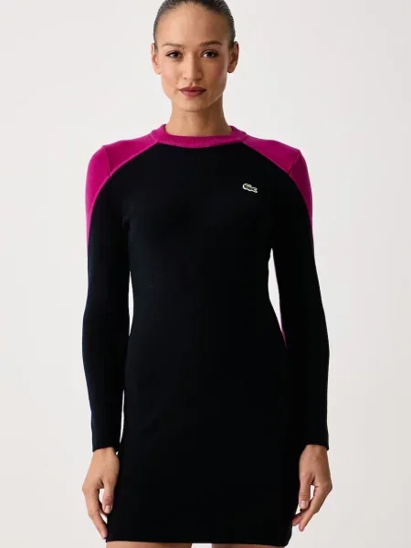 Lacoste rochie tricotată din lână