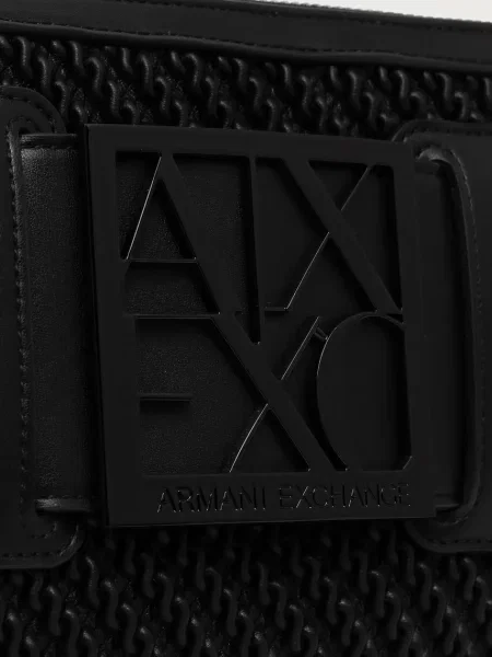 Кожаная сумка шоппер Armani Exchange