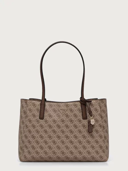 Guess geantă shopper pentru femei cu imitație de piele NOELLE II bej