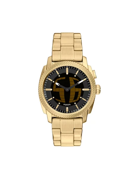 Fossil Zegarek Machine Big Tic Złoty żółty