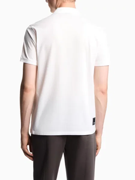 Поло Emporio Armani білий