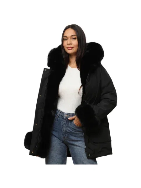Palton La Modeuse negru
