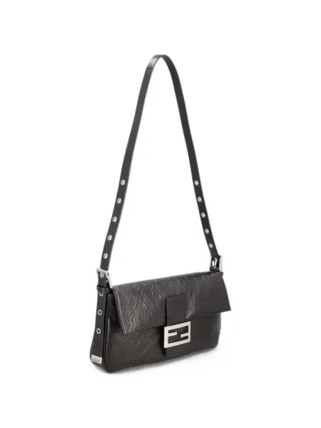 Geantă tip baghetă Fendi din piele negru