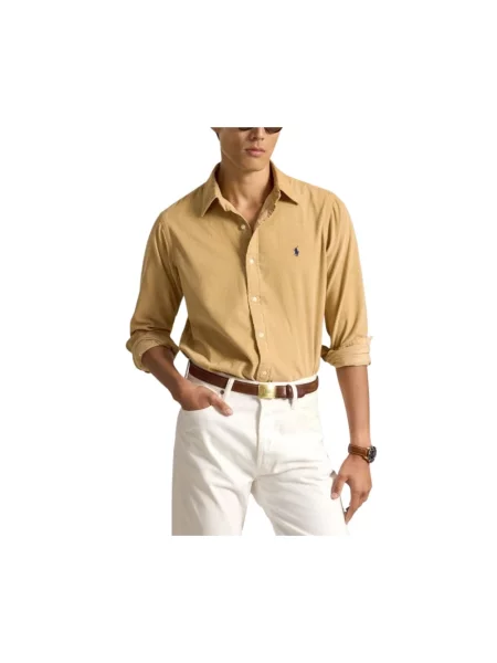Koszula Ralph Lauren z długim rękawem żółta