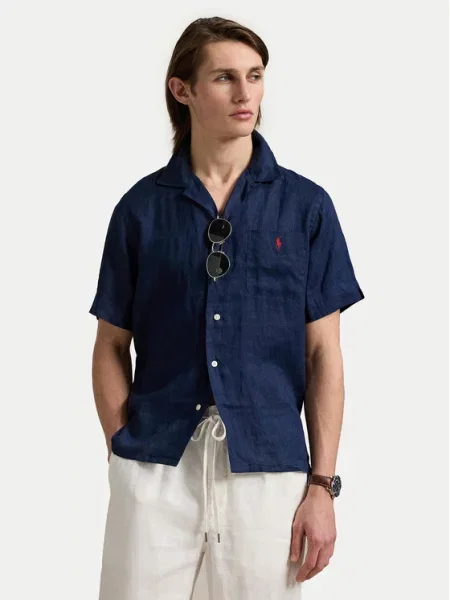 Πουκάμισο Polo Ralph Lauren μπλε