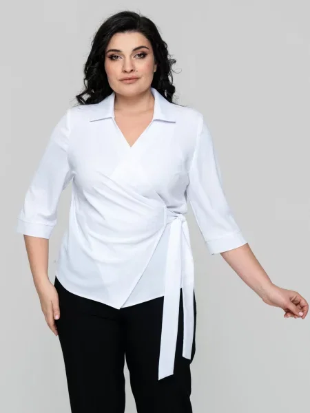 Блуза All Posa шовк білий