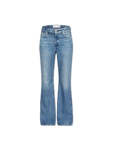 Spodnie Rag & Bone niebieskie