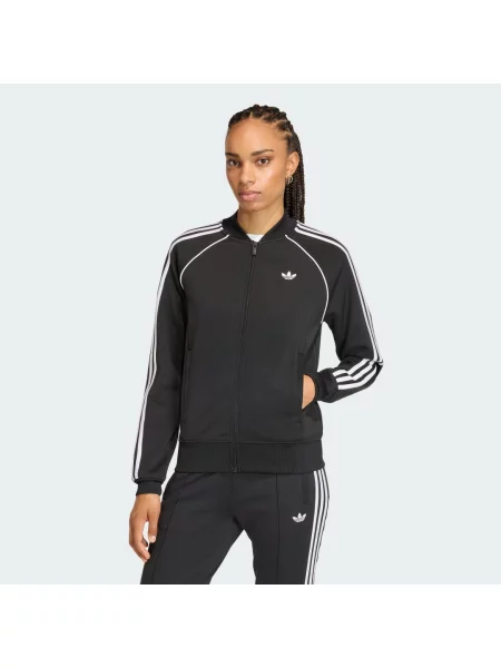 Klasická bunda Adidas bílá