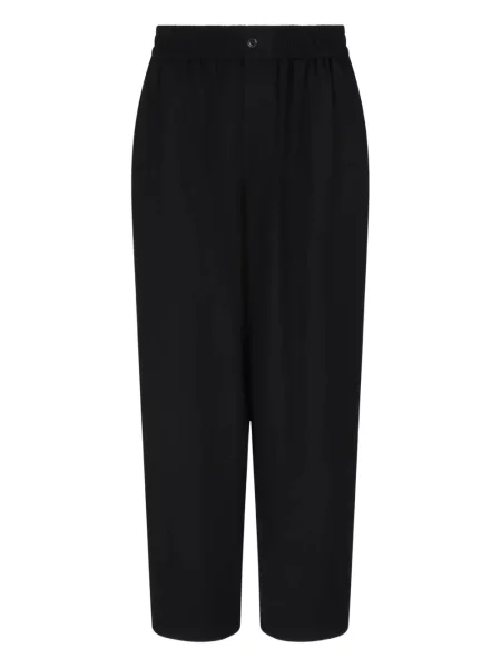 Pantaloni Giorgio Armani plisate negru
