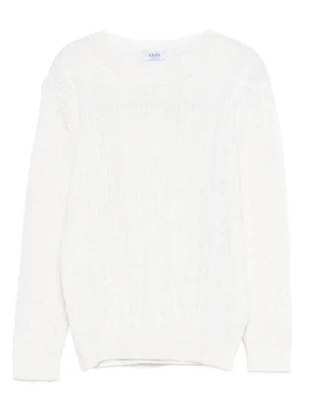 Sweter dziecięcy Siola biały