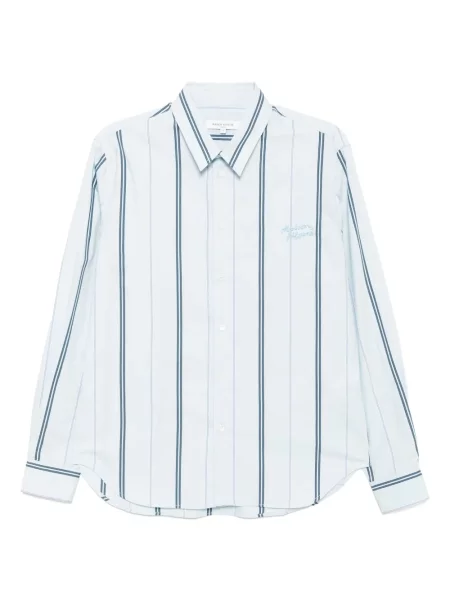 Košile Maison Kitsuné modrá