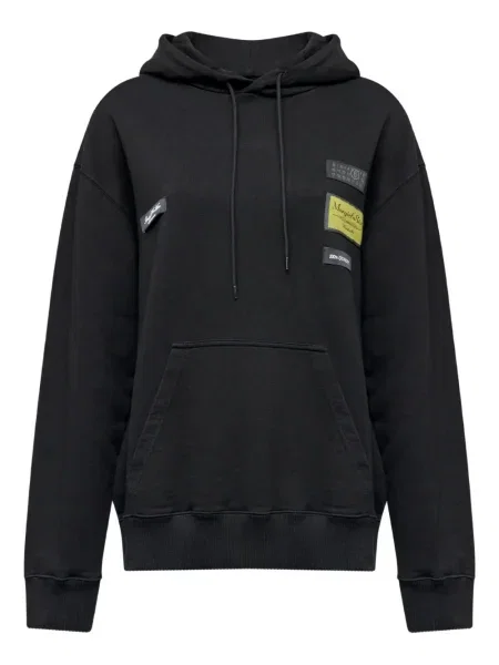 Hanorac cu glugă Mm6 Maison Margiela cu glugă negru