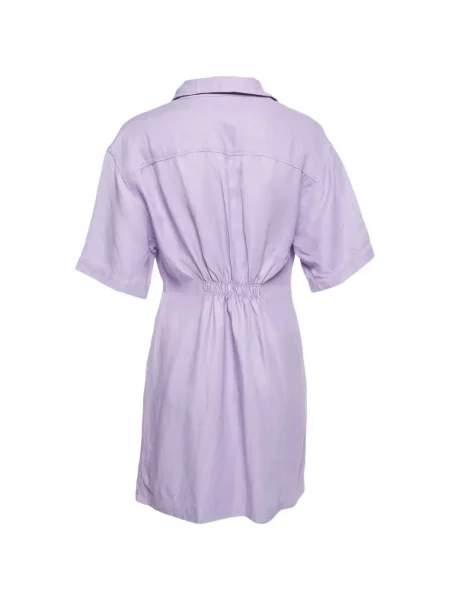 Scurt rochie tip cămașă Sandro drapată violet