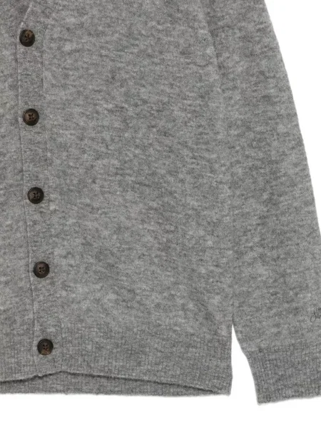 Cardigan Mc2 Saint Barth cu decolteu în V gri