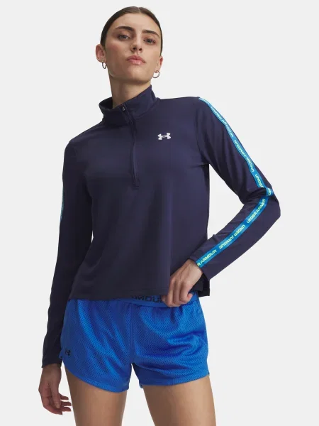 Hanorac Under Armour de jumătate de fermoar albastru
