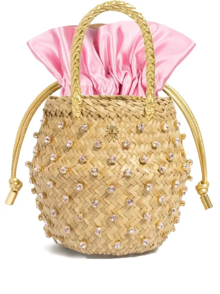 Geantă bucket Le Nine de cristal