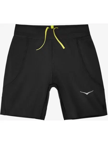 Legginsy krótkie HOKA Novafly 6 inch czysty M czarny