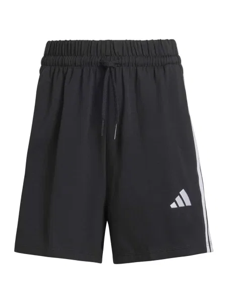 Adidas rövidnadrág Essentials női mintás magas derekú fekete