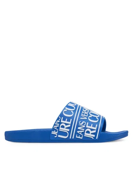 Klapki Versace Jeans Couture niebieskie