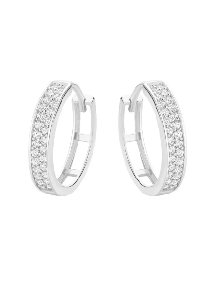 DIAMANT LETERNEL Náušnice strieborná