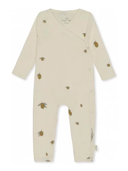 Konges Sløjd kombinezon za bebe od pamuka NEWBORN ONESIE GOTS žuta