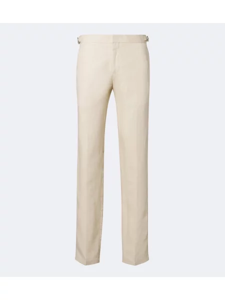 Pantaloni Orlebar Brown de in bej