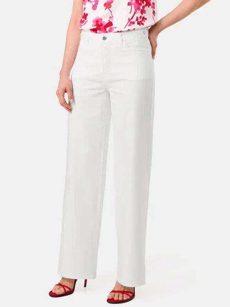 TAIFUN Jeans denim alb