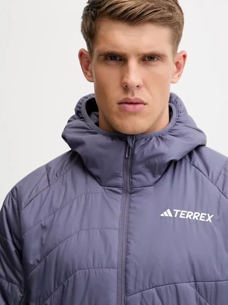 Утепленная демисезонная куртка Adidas Terrex фиолетовая