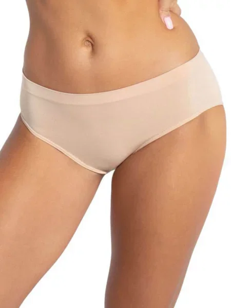 Бесшовные однотонные трусики FIGI_GATTA_BIKINI_QUEENIE білі