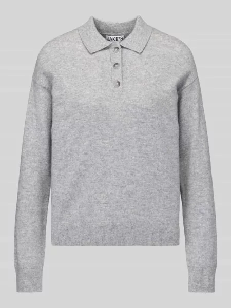 Sweter z kaszmiru z kołnierzykiem polo Jake*s Casual