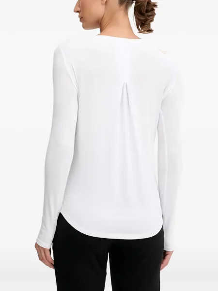 Koszulka Ea7 Emporio Armani z ćwiekami biała