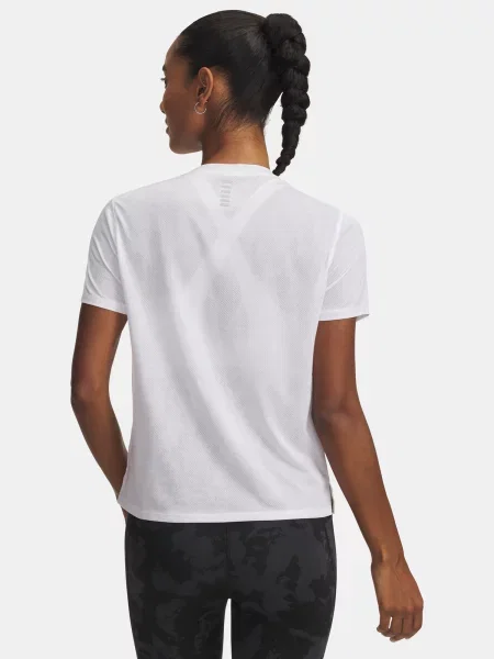 Tricou Under Armour din jacard alb
