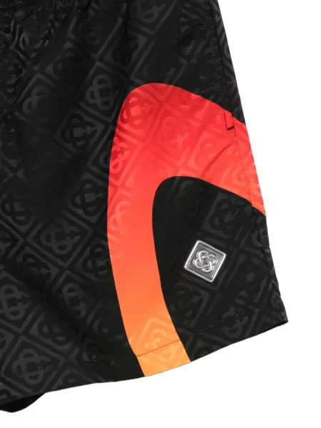 Slip de baie Casablanca din jacard negru