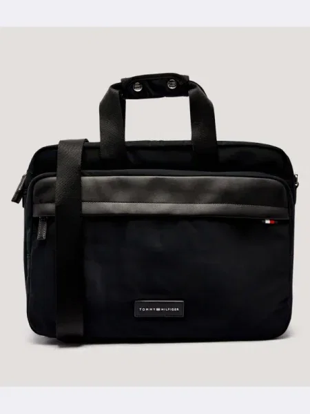 Tommy Hilfiger geantă 40 x 30 x 12 cm negru