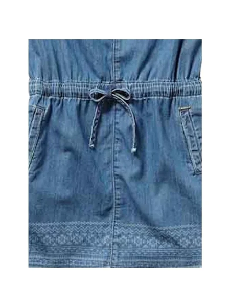 Rochie din denim copii Pepe Jeans albastru