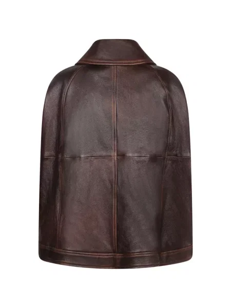 Geanta de piele 7 For All Mankind maro