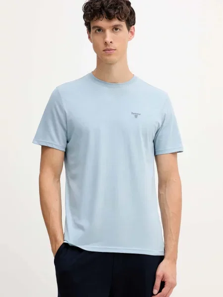 Barbour basic tričko ESSENTIALS modré