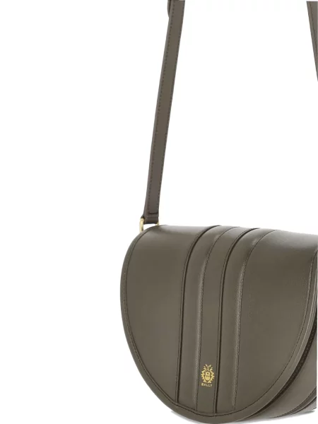 Geanta de piele Bally din piele verde