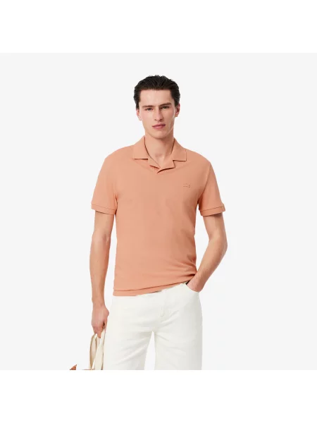 Классическое поло Lacoste розовое