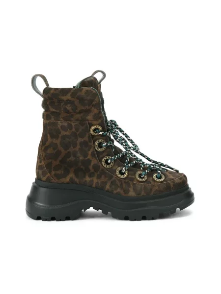 Botki Kurt Geiger skórzane brązowe
